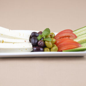 Feta Cheese Plate with Veggies