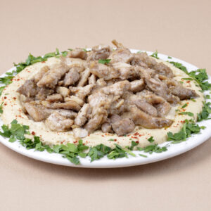 Hummus with Chicken Shawarma